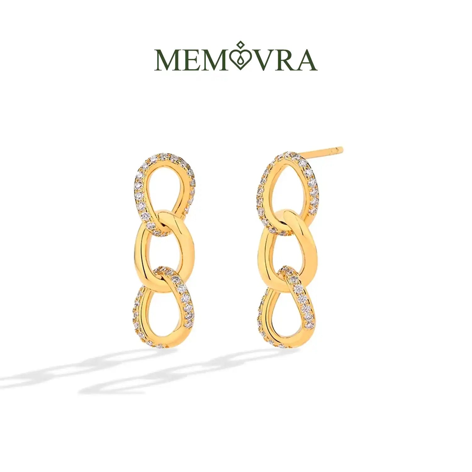 Eternal Elegance Moissanite Drop Earrings